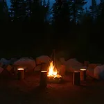 Honkamaja, Aavasaksa, Lappi, Lapland Dağ evi